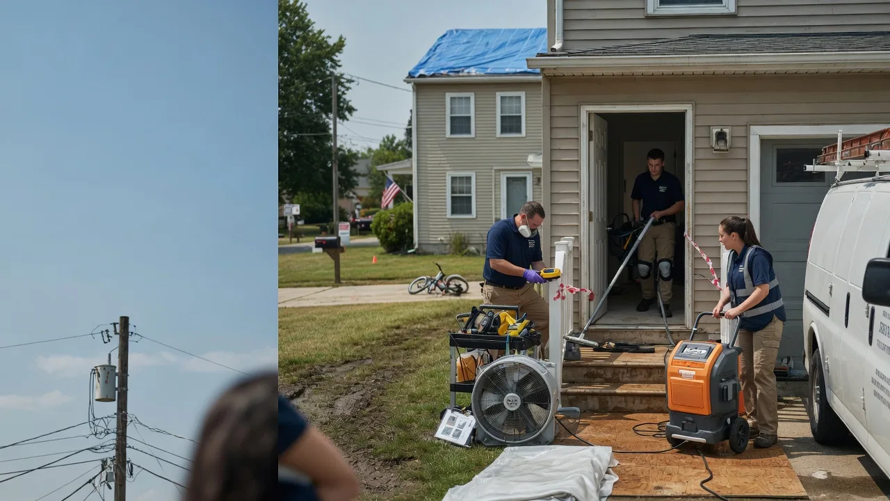 Water Damage Repair in State Line, PA near me